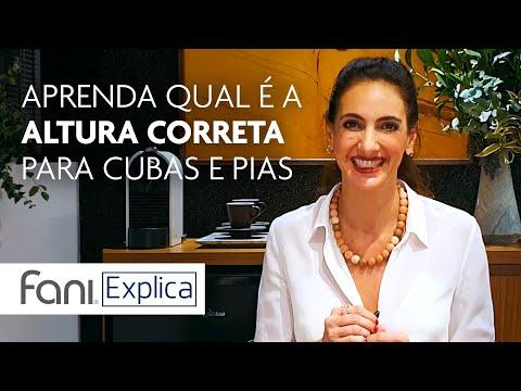 Aprenda qual é a altura correta para cubas e pias